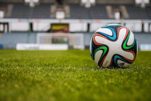 soccer ball on field