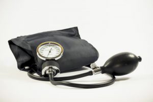 black blood pressure gauge