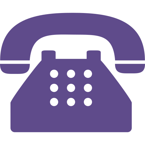 purple telephone