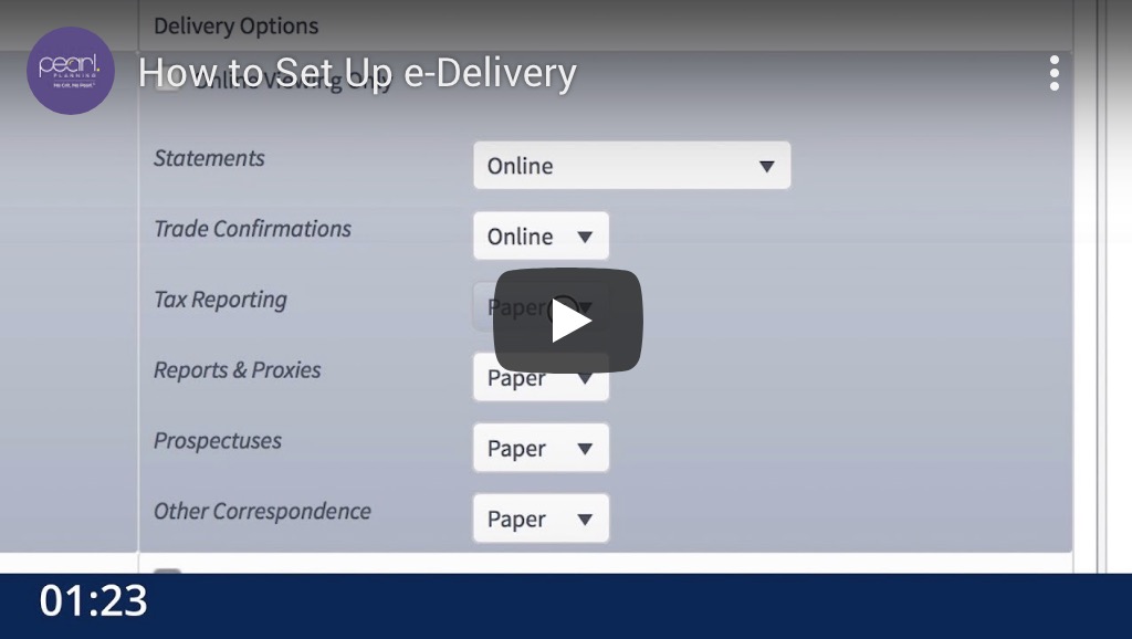 video still for how to set up e-delivery