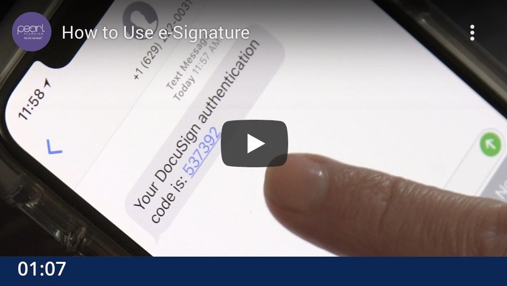 Video still for How to use e-signature