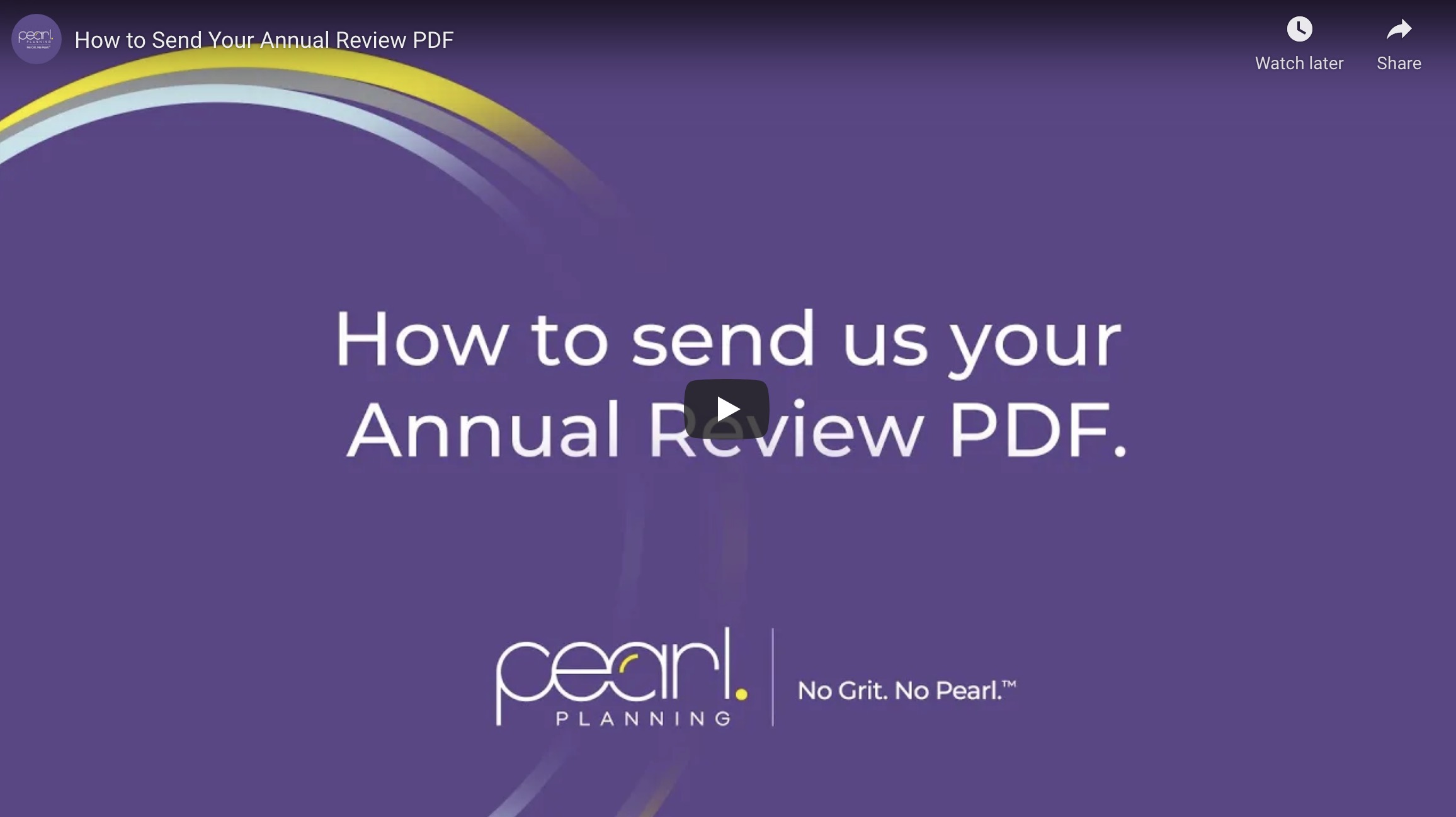 Video still for how to send us your annual review PDF