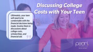 discussing college costs with your teen